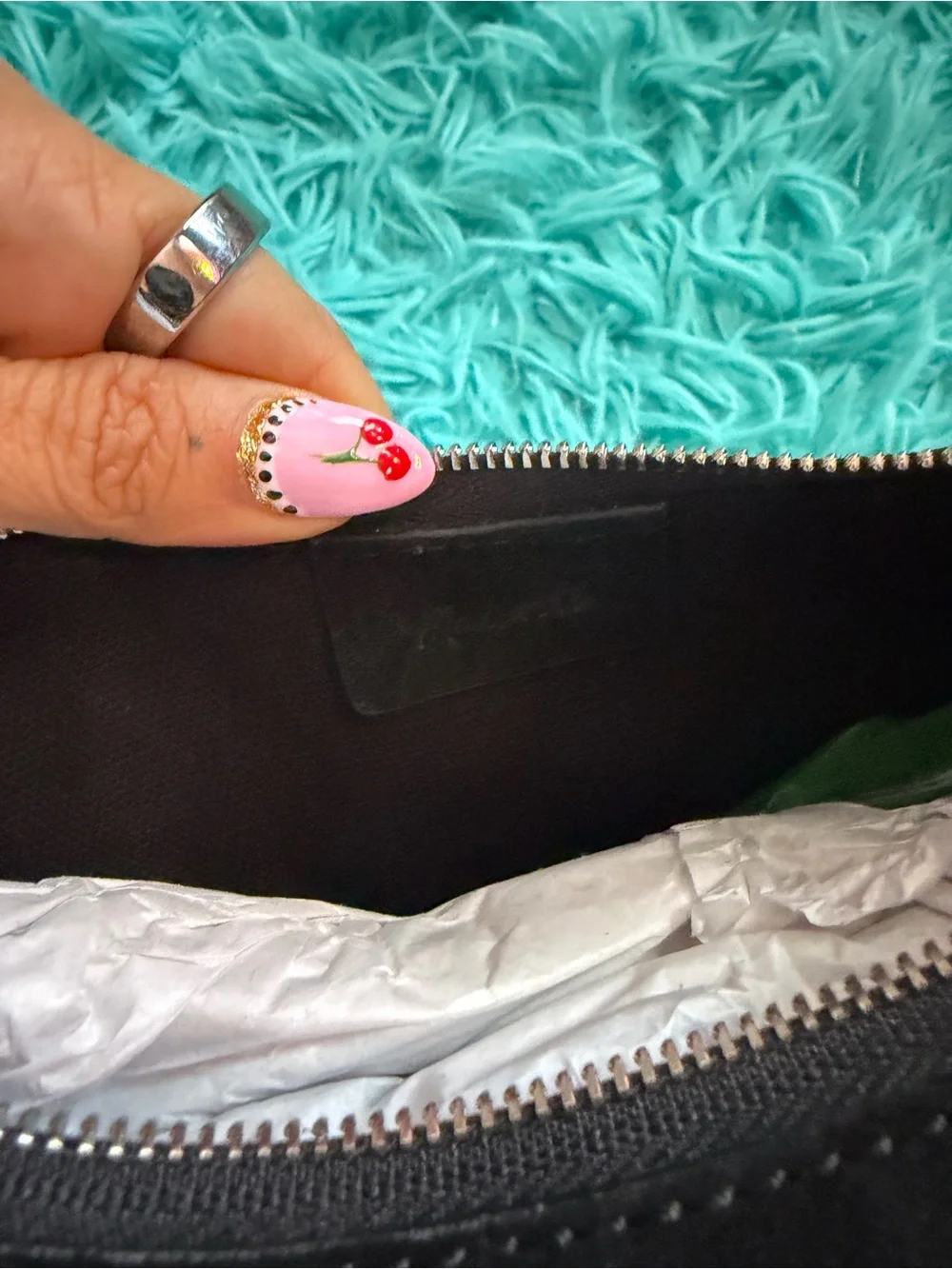 Madewell Black Crystal Embellished Suede Hobo Bag